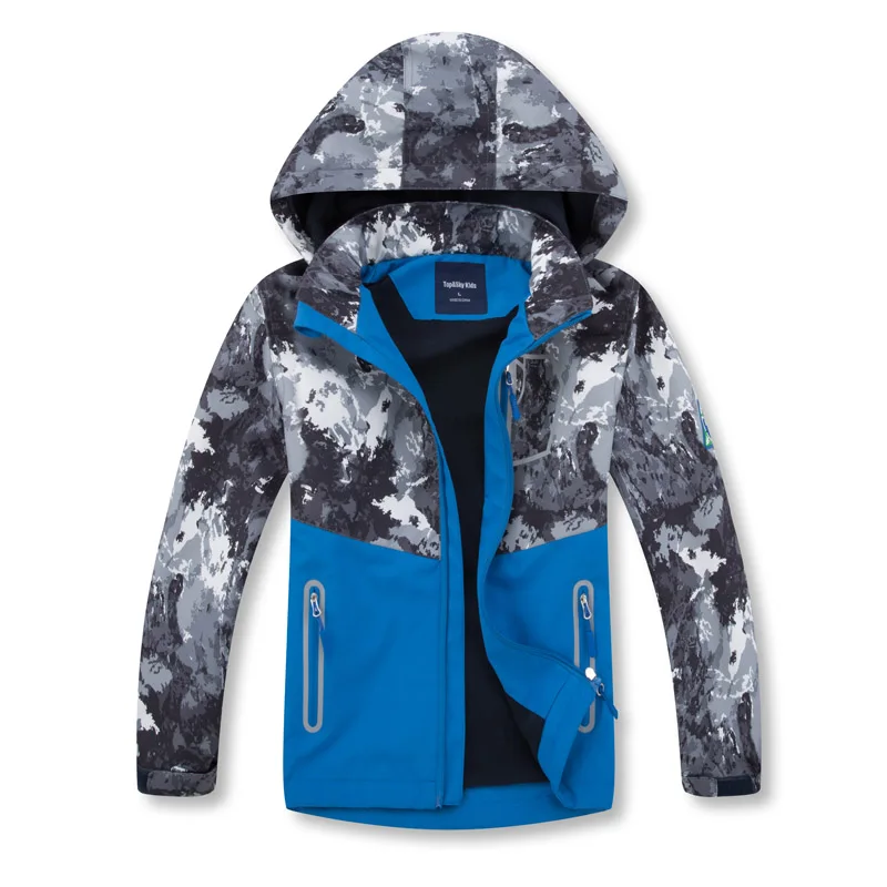 

Girls Boy Waterproof Coat Detachable Cap Autumn Winter Outerwear Windbreaker Coat Children Jacket For Kids Hooded For Boys