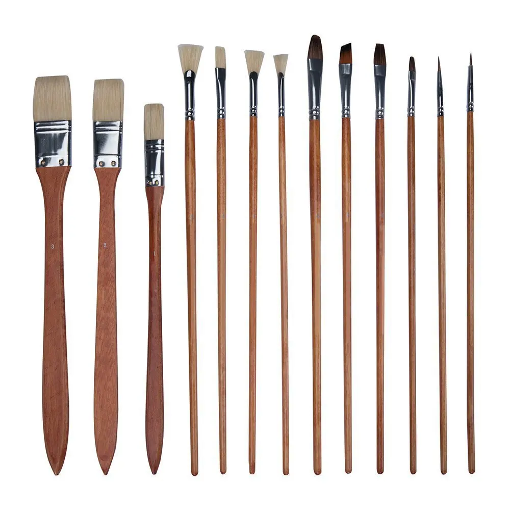 MEEDEN Art Paint Brush Set for Acrylic Oil Watercolor Face Painting