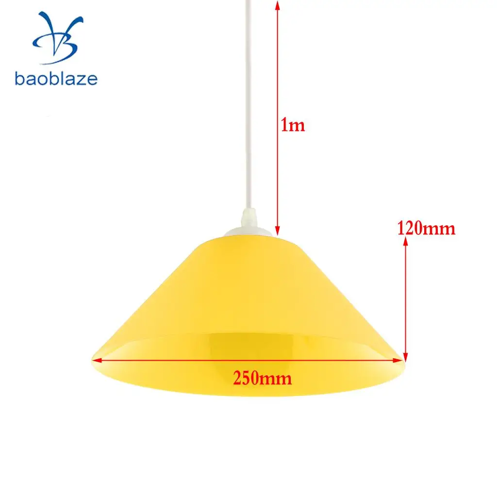E27 конусообразный Потолочный подвесной светильник, абажур, абажур, легкий декор