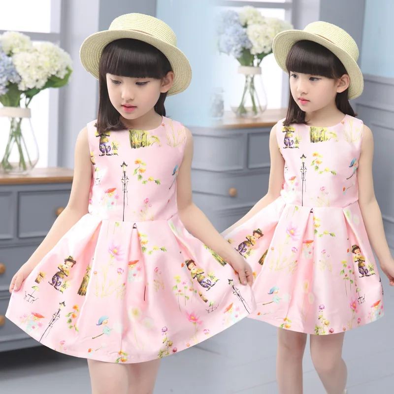 New Princess Fashion Puppet Skirt for Summer 2019 Mei Mei Da Slim Dress for Girls