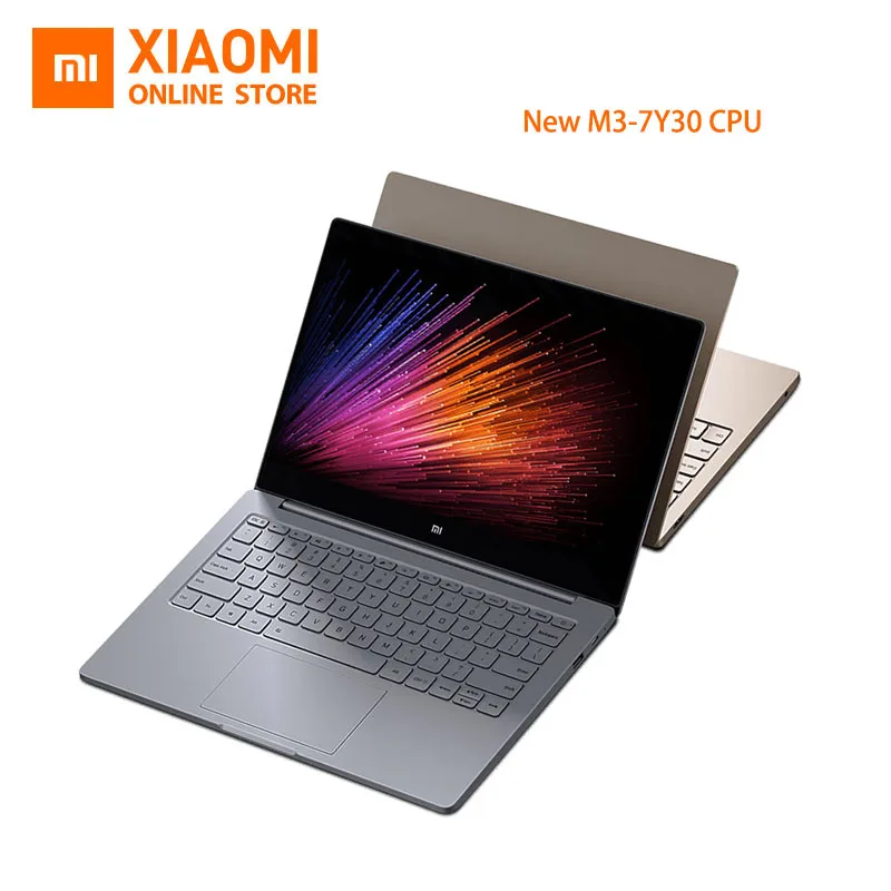 Новый Xiaomi Mi ноутбук Air Английский Windows 10 Intel Core M3 8100Y cpu 4 ГБ DDR3 ram GPU 12 5 дюймовый
