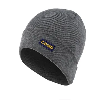 

Customize Counter-Strike CS GO Logo Beanie Hat Black Red Gray Unisex One Size - Valve Game Beanies For Men Women Fashion