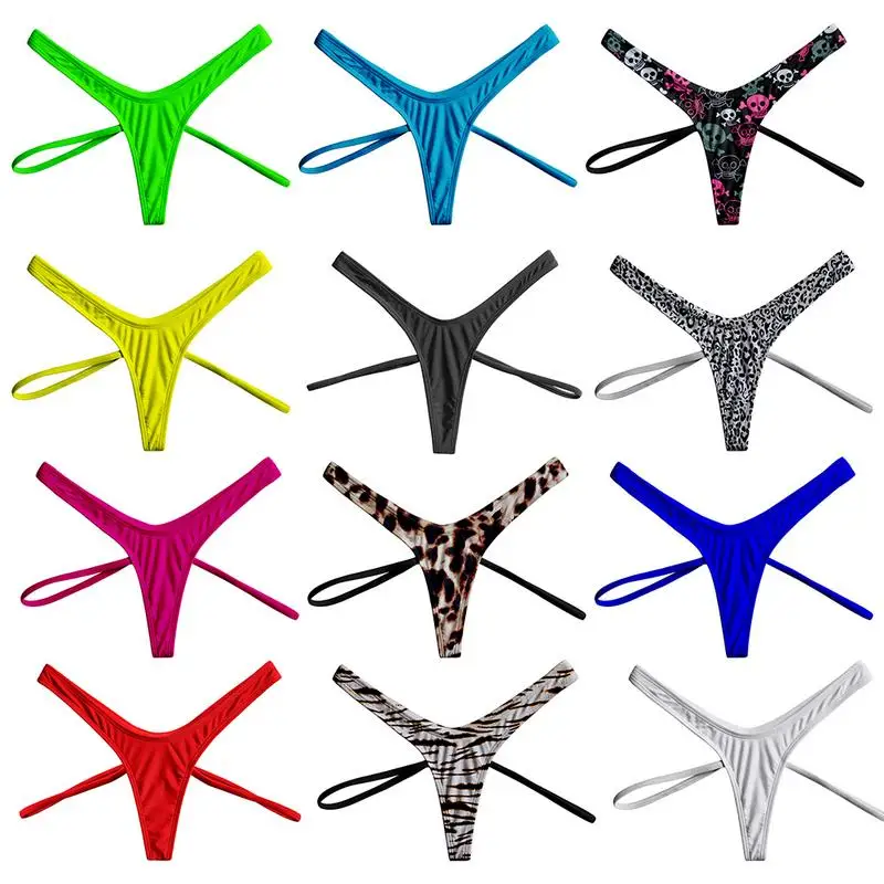 

Women's Multicolor Sexy Bikini Beach Swimming Swimwear Thongs Accept Wholesale