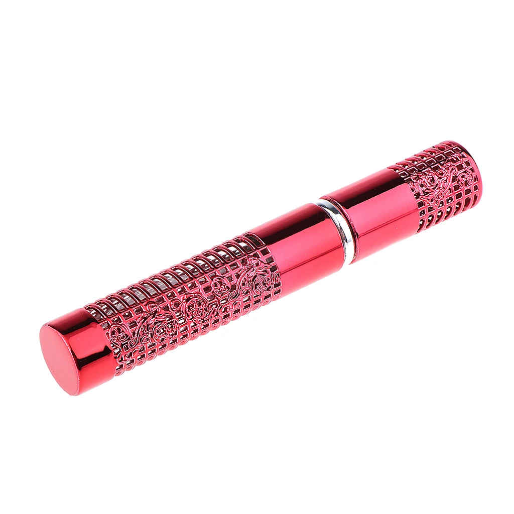 Graceful 5ml Refillable Perfume Atomizer Traveling Empty Pump Spray Bottles, Highly Polished Hollow Design Cosmetic Containers