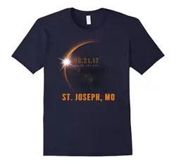 Сент-Джозеф Миссури Total Solar Eclipse 21 августа 2019 футболка Летняя крутая футболка