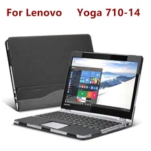 Креативный Дизайн чехол для lenovo Yoga 710-14 14 дюймов ноутбук рукав чехол из искусственной кожи Защитная кожа для Yoga 710 экранная пленка подарок