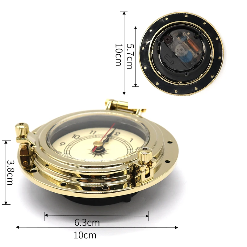 Римские Ретро кварцевые часы RV яхты Выделенные Автомобильные приборы часы