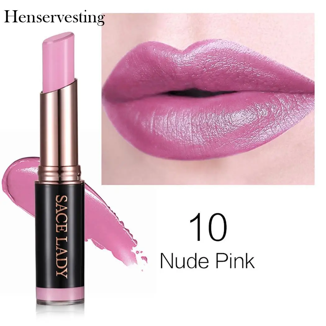 

9 Colors Lipstick Matte Cream Women moisturizing Long Lasting Waterproof Lips Makeup Beauty Comestics