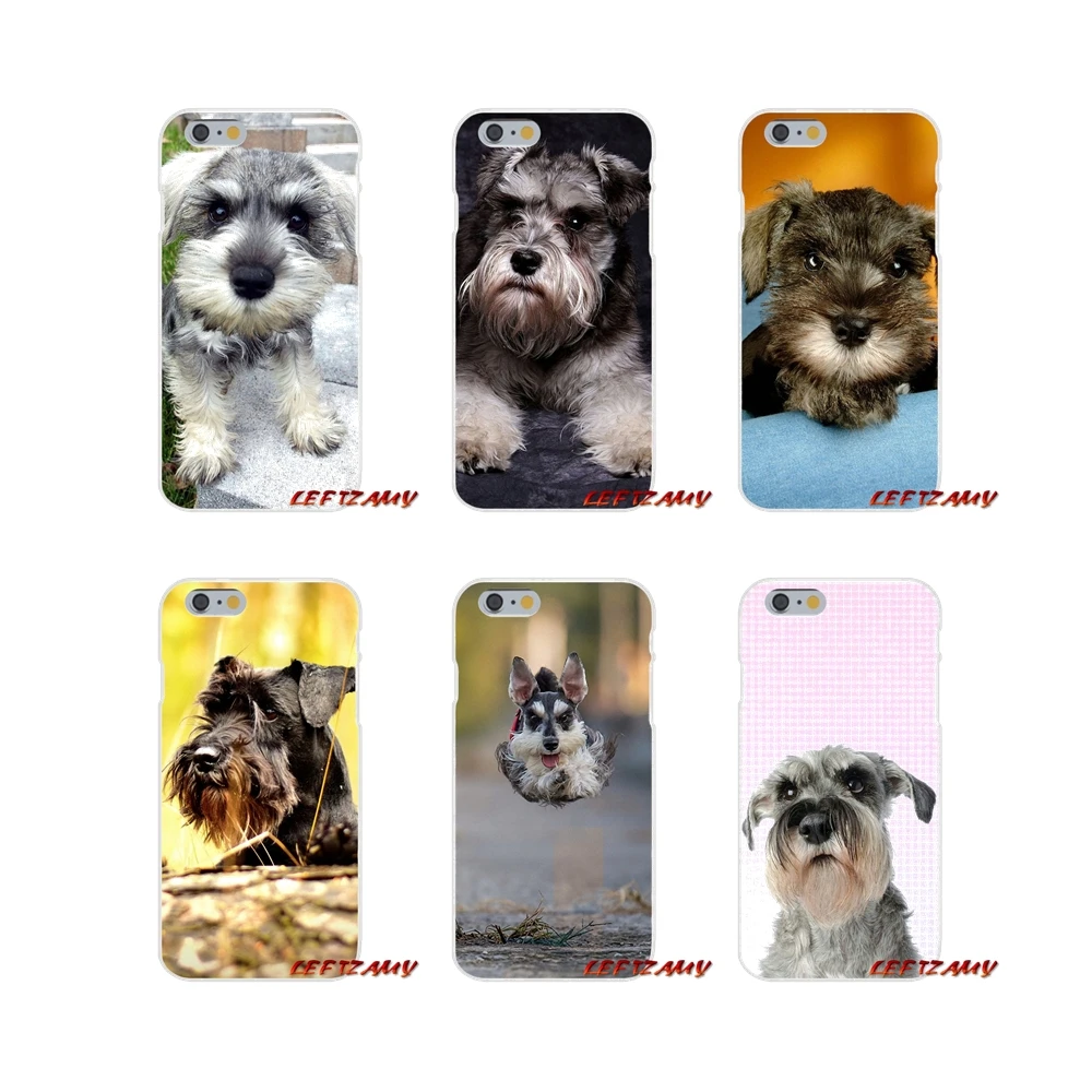 

Accessories Phone Cases Covers For Huawei P Smart Plus Mate Honor 7A 7C 8C 8X 9 P10 P20 Lite Pro cute dog Miniature Schnauzer