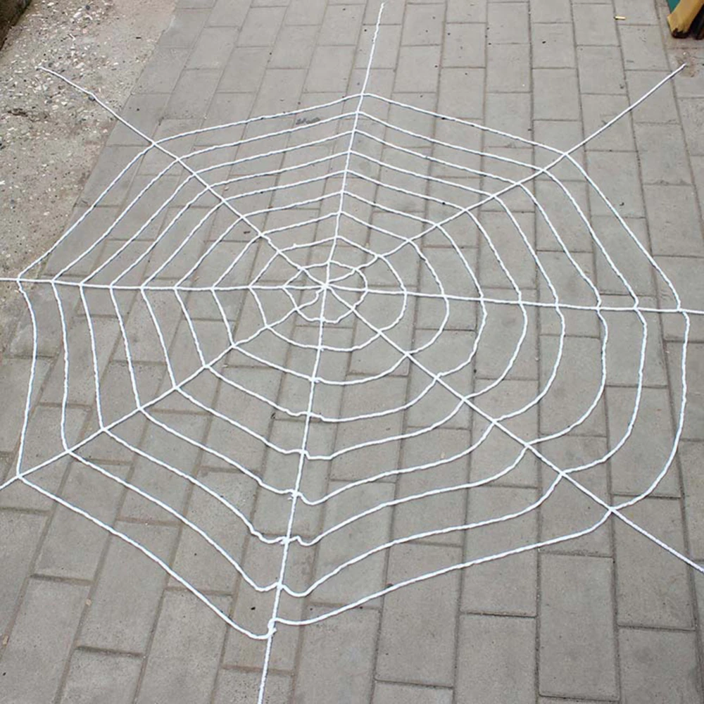 

Halloween Scary Party Scene Props White Cobweb Spider Web Horror Halloween Decoration For Bar Haunted House