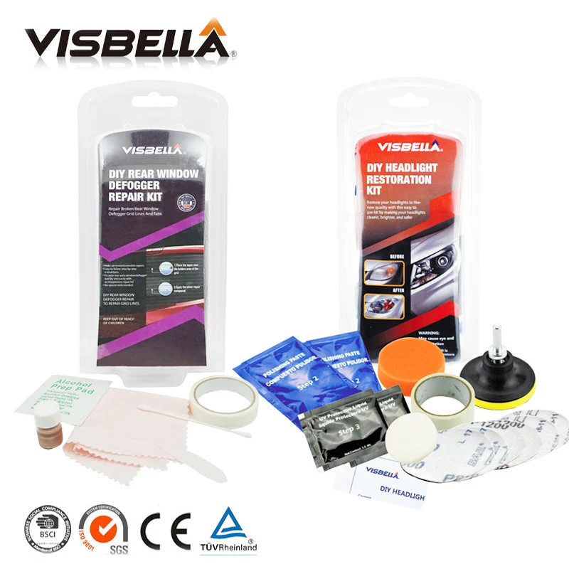 Visbella DIY Rear window Defogger Repair Kits Fix Auto Glass Mist
