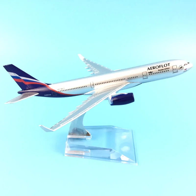 16cm Alloy Metal Air Aeroflot Russian Airlines Airbus 330 A330 Airways Airplane Model Plane Model W