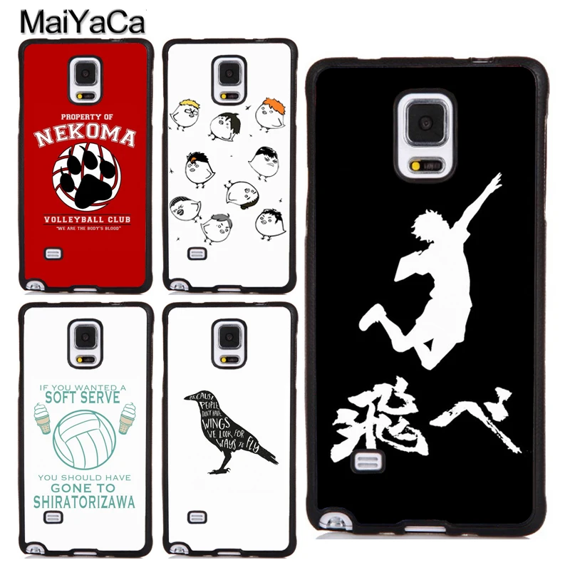 

MaiYaCa Anime Haikyuu!! Fly Phone Case For Samsung S8 S9 S10 Plus Lite Note8 Note9 Note5 S4 S5 S6 S7 edge Rubber Cover