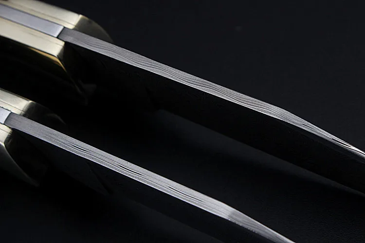 Новая горячая шведский порошок Дамаск походный складной нож самообороны портативный подарок коллекция фруктов Ножи EDC инструменты