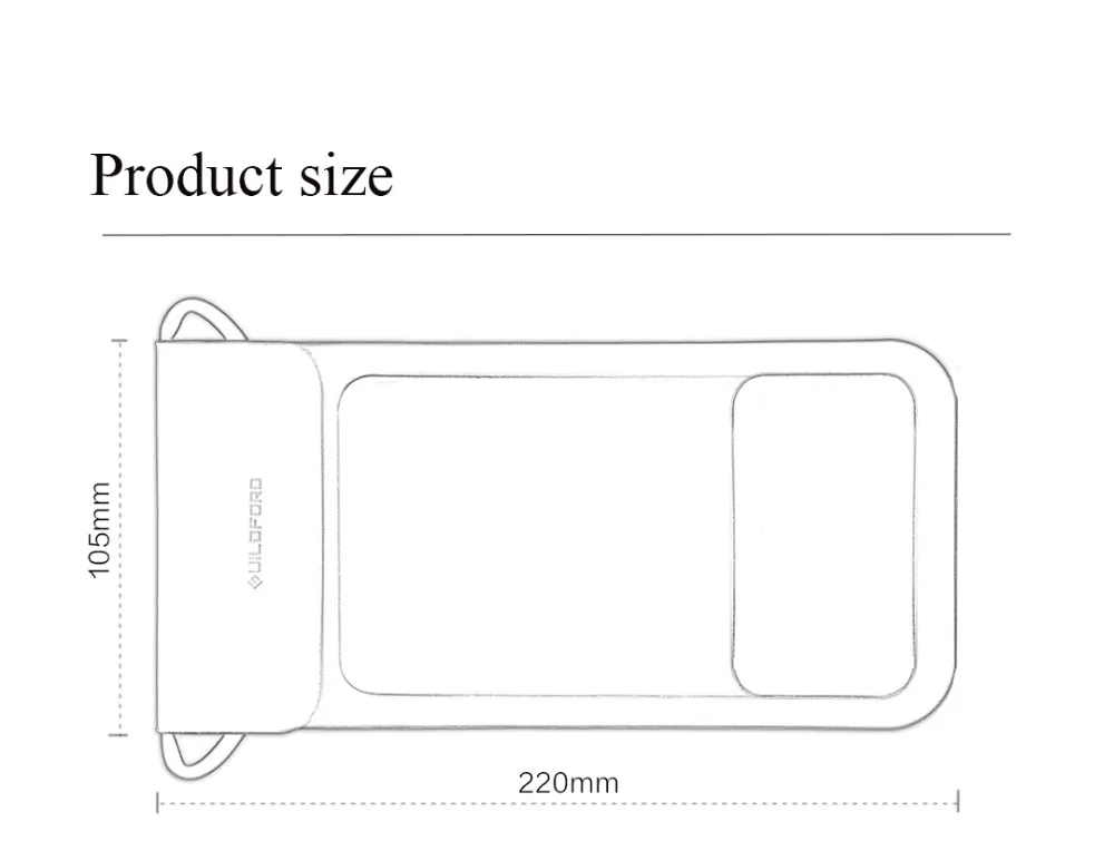 Xiaomi Mijia UILDFORD мобильный водонепроницаемый чехол для телефона чехол TPU подводная сумка летний плавательный чехол s для Iphone X Xs samsung S9