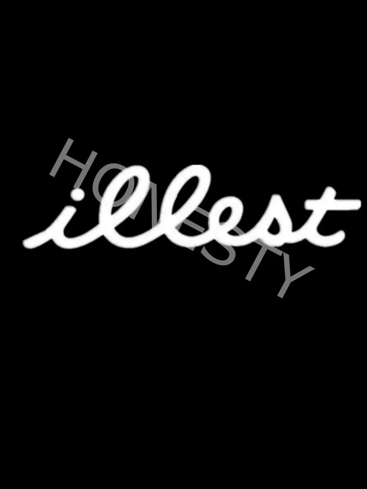 Illest Tulisan Tangan Kata Stiker Mobil Bumper Dinding Rumah Kaca