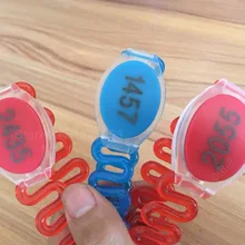 100 шт./лот 13,56 МГц силиконовые браслеты rfid электронные браслеты на запястье NFC smart IC 1K S50 с номером