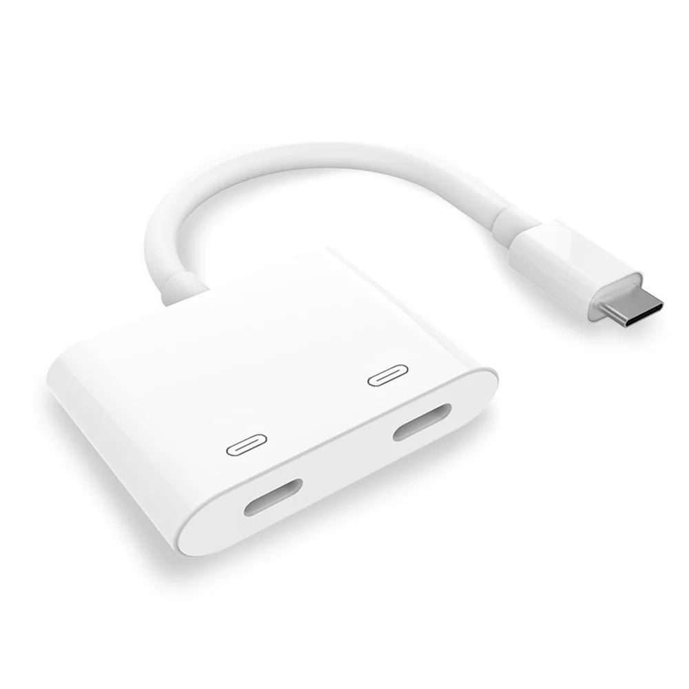 

Adapter Type C Converter Audio & Charging For Huawei P20 Dual Type-C 2 in 1