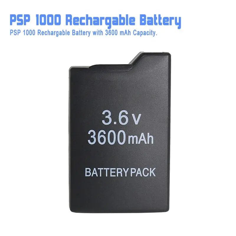 Игровые аксессуары для PSP аккумуляторная батарея (емкость 3600 мАч) аккумулятор 1000