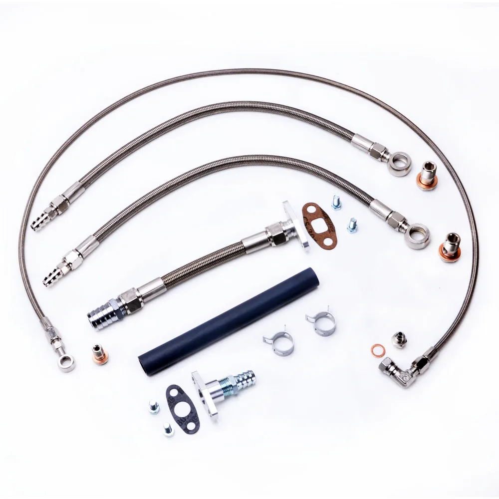 Kinugawa Turbo Oil and Water Line Kit for TOYOTA Supra 7M GTE w for Garrett T04Z