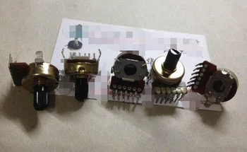 

5pcs/lot 161 Vertical double potentiometer Subwoofer volume potentiometer A503 A50K Potentiometer handle 10MM