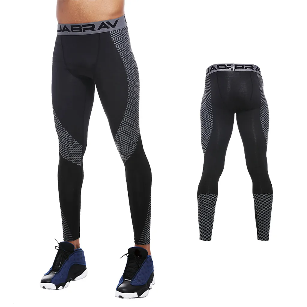 

ISHOWTIENDA man leggins fitness pantalon homme sports pants men Tights Pants Men Skinny Trousers Male Training mens pants