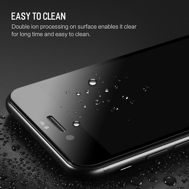  Für iPhone 8 7 Gehärtetem Glas ROCK 2.5D 9H Full Screen Protector Für iPhone 7 Plus 8Plus Matt Gehä
