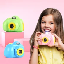 Новая модернизированная литиевая батарея мини Детская камера 0,3/2MP двойная камера HD проекционная цифровая камера цифровая портативная Милая Шея ребенок