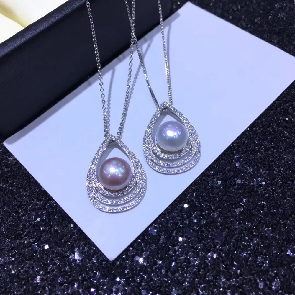 Beautiful Bride Charm Pearl Pendant Mounts, Pendant Findings, Pendant