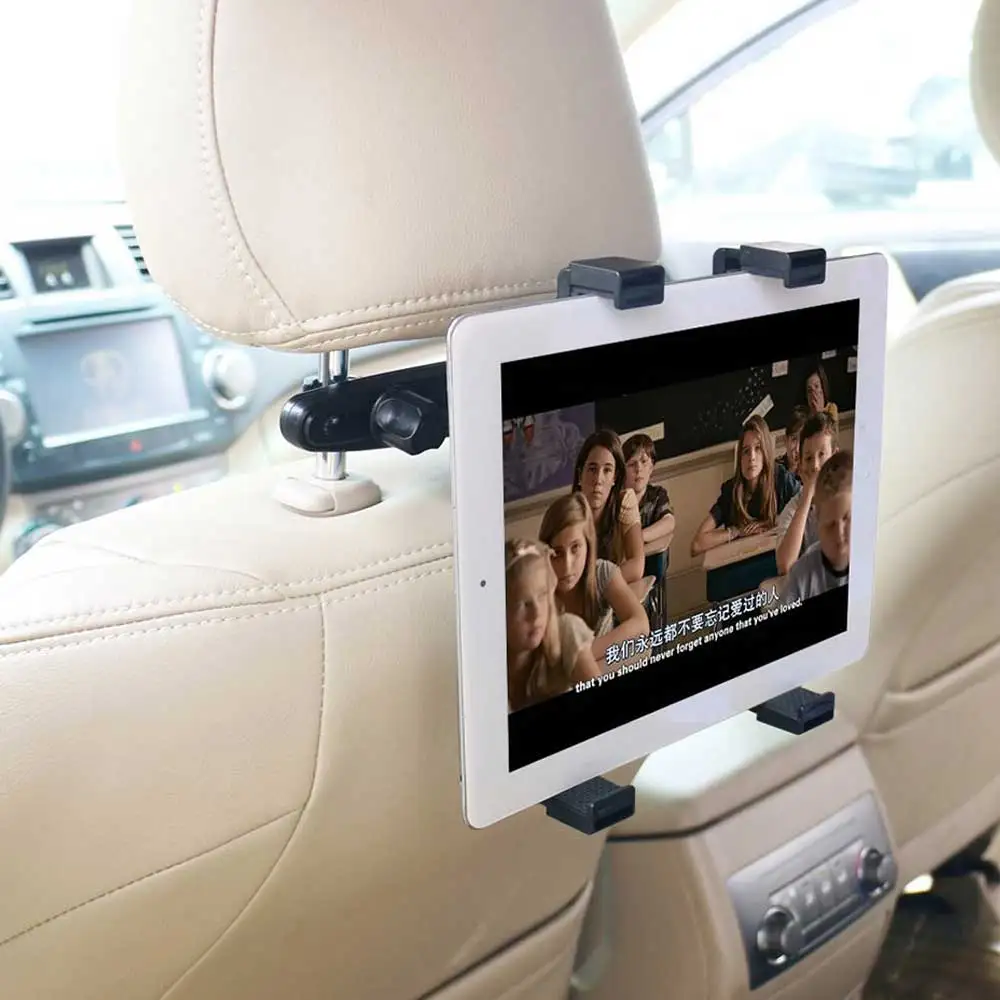 Регулируемый 360 Вращение автомобильный держатель планшета Подставка для Ipad 2/3/4 Air Pro Mini 7-11 "дюйма Автомобильный кронштейн на заднем сиденье