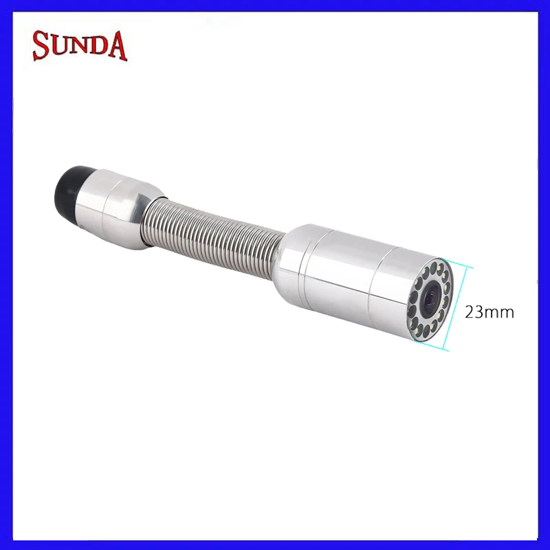 

23mm camera head pipe inspection camera head 12pcs led lights LED adjuastable