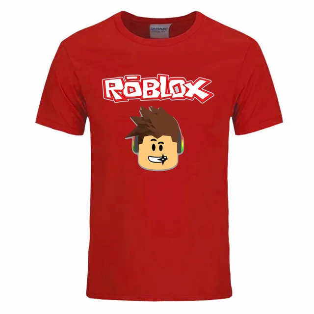 Man Roblox Cotton Crew High Quality Personality Print Graffiti Street T ...