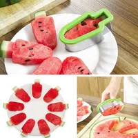 Stainless Steel Watermelon Slicer Fruit Melon Cutter Knife Fast Ice Cream Mold Cutting Tools Kitchen Gadgets
