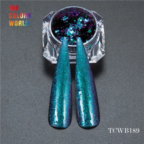 TCWB189 5g TCT-068 хлопья Хамелеон магический эффект хлопья большой размер Хамелеон для дизайна ногтей лак для ногтей и другие DIY украшения тени для век - Цвет: TCWB189 5g