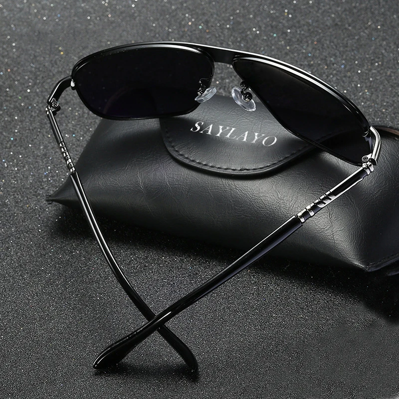 SAYLAYO High-grade HD Pilot Polarized Sunglasses Outdoor Drving Glasses For Men women UV400 Protection