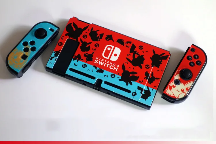 Для Nintendo Switch NS чехол Крышка Жесткий Тонкий закрепляемые оболочки Poke Splatoon 2 закрепляемые Жесткий Тонкий чехол s протектор для консоли Joy-Con