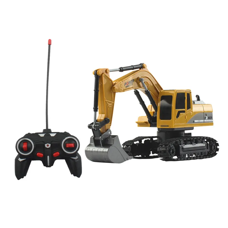 

Mofun 1026 40Mhz 1/24 6CH RC Excavator Car Vehicle Models Toy Engineer Truck & Alloy Parts Light Music Mini RC Car Kid Toy Gifts