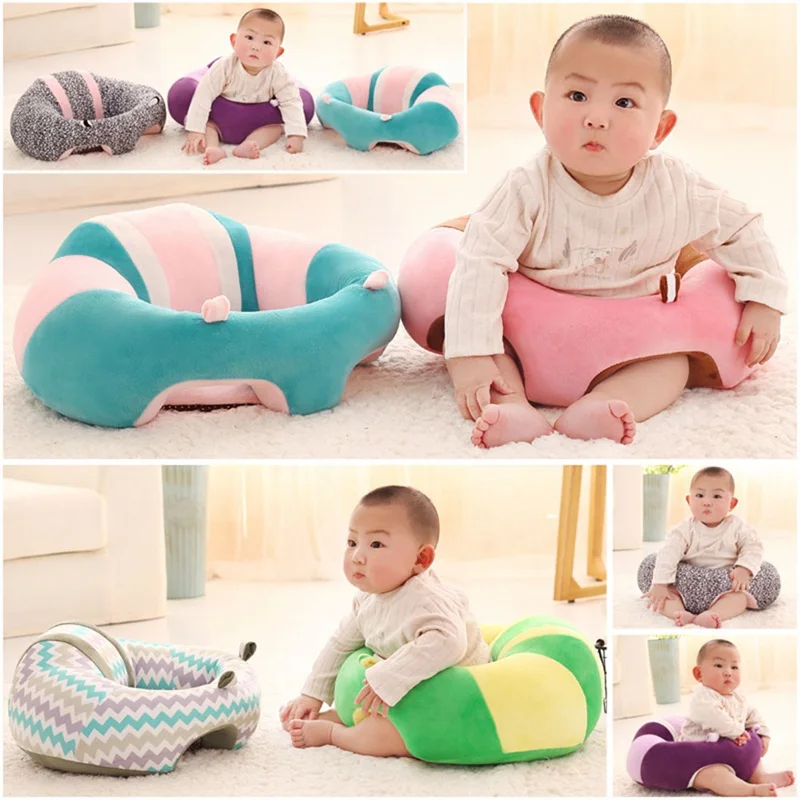 

High Quality Nursing Pillow U Shaped Cuddle Baby Seat Infant Safe Dining Chair Cushion Patchwork Warm Elasticity Soft Cotton Pad