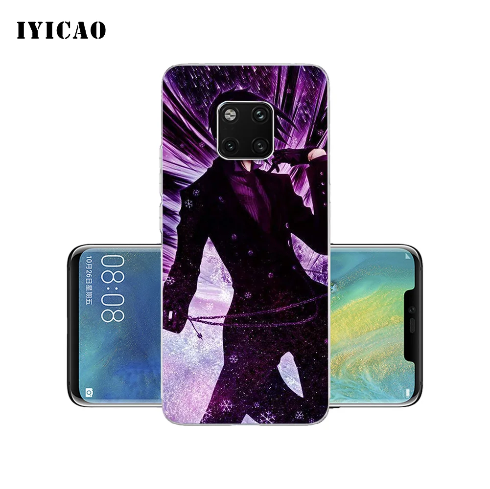 IYICAO Черный Дворецкий Мягкий силиконовый чехол для телефона Huawei Mate 10 20 Lite Pro Nova 2 2i 3