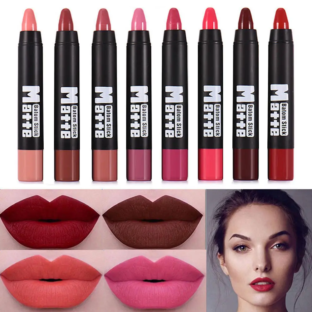 Бренд MISS ROSE 1 шт. Pro 12 цветов макияж губная помада сексуальные губы Новая
