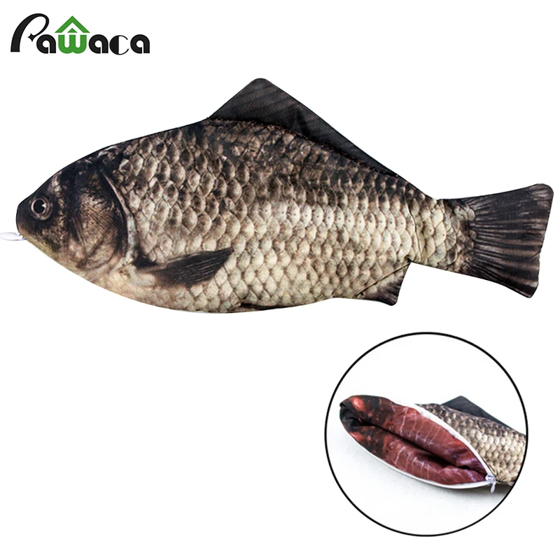 

Travel Fish-like Zipper storage bag Creative Pouch Weird Pen Holder Organizer Pencil Case Makeup Case/Cosmetic Bag funny gift