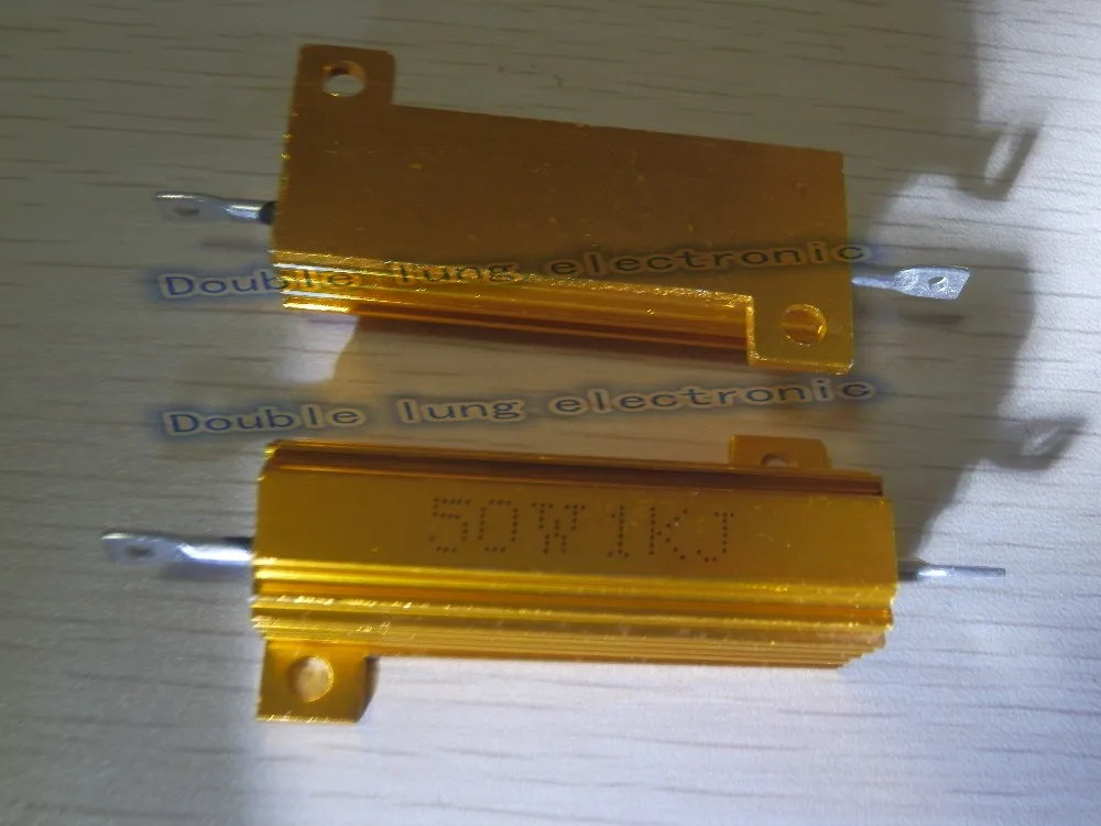 2 шт./лот RX24 50 Вт Watt 1R 2R 3R 4R 5R 6R 8R 10R 15R 50R 100R 220R 1 кОм светодиодный нагрузочный резистор