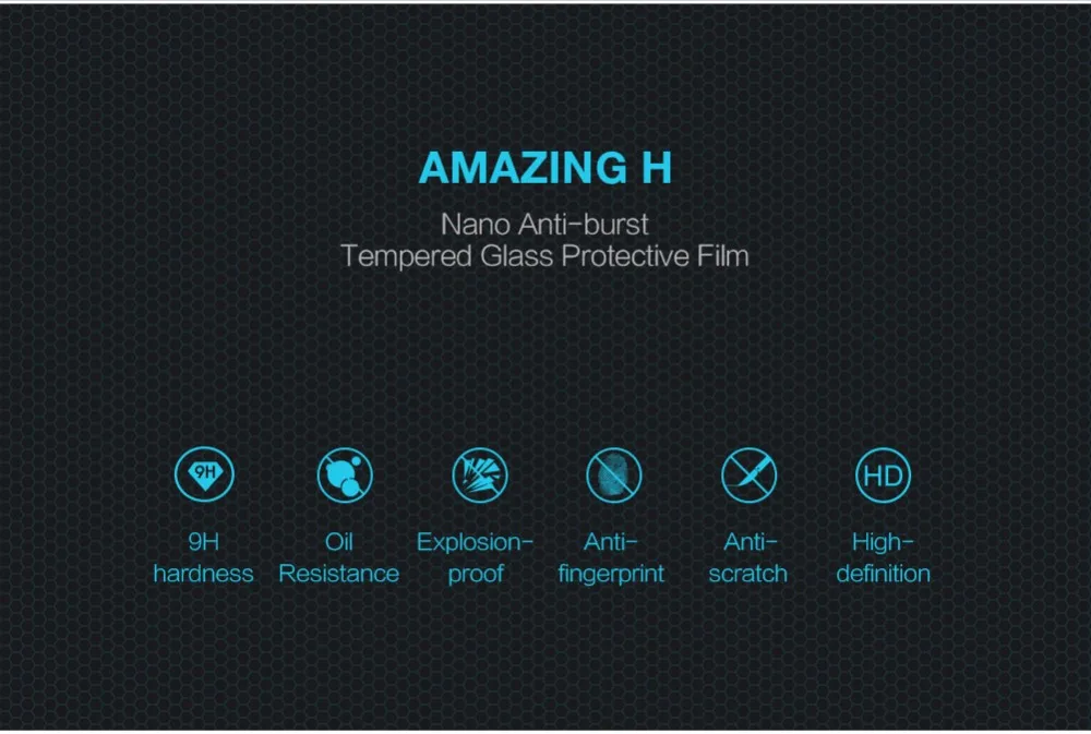 Оригинальная Защитная пленка NILLKIN для экрана iphone 7, потрясающая пленка 9H 0,33 мм для iphone 8 из закаленного стекла(4,7 дюйма