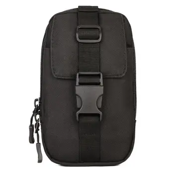 

Men Durable Nylon Fanny Waist Pack Belt Hip Purse Pouch Assault Accessory Mobile Phone Bag