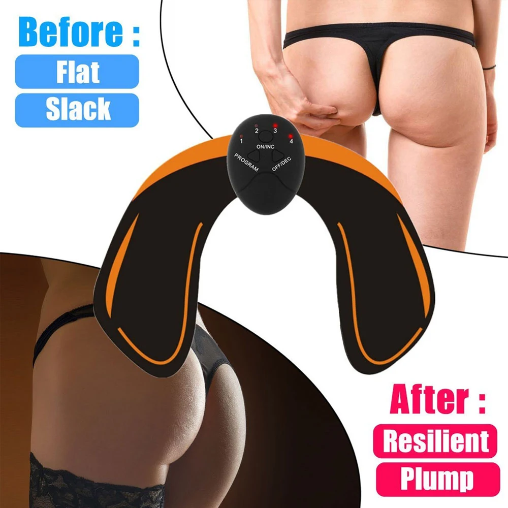 Smart Household Hip Trainer Ass Builder Buttock Tighter Lifter Massager Electric Vibration Muscle Stimulator Relaxtion - Цена: 