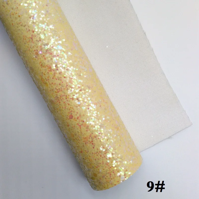 Glitterwishcome 21X29 см A4 размер винил для бантов Fluo массивные блестящие кожаные ткани искусственная кожа листы для бантов, GM279A - Цвет: 9