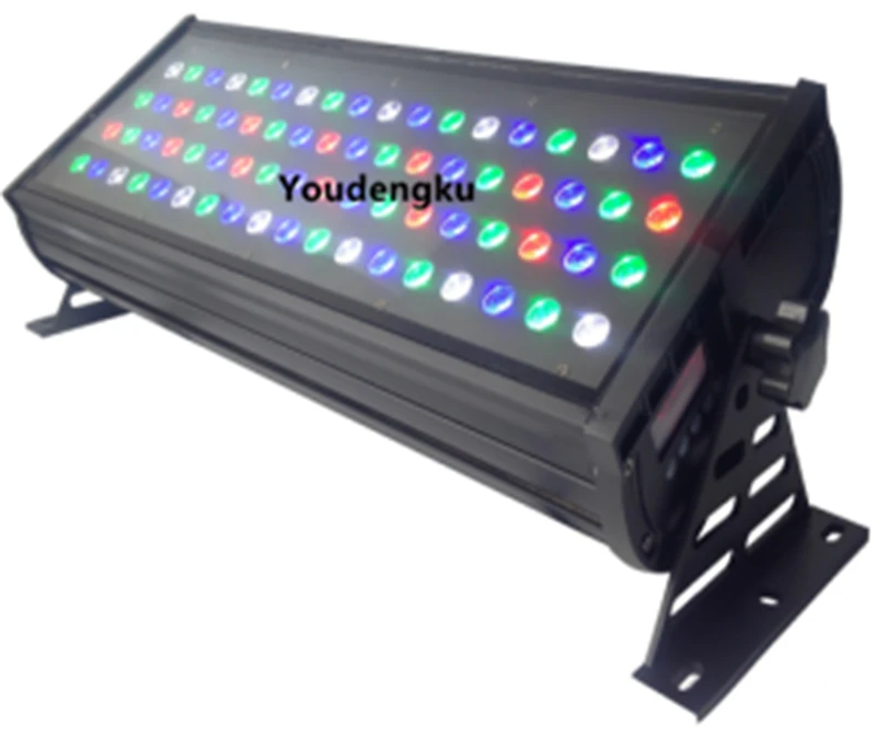 2 pieces ip65 wall washer led 72x3w led city color rgb outdoor