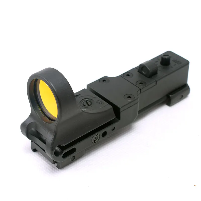 Тактический Регулируемый 4MOA Red Dot Sight Reflex CMORE оптика Sight SeeMore IPSC прицел с крышкой для охоты страйкбол shootin - Цвет: Black