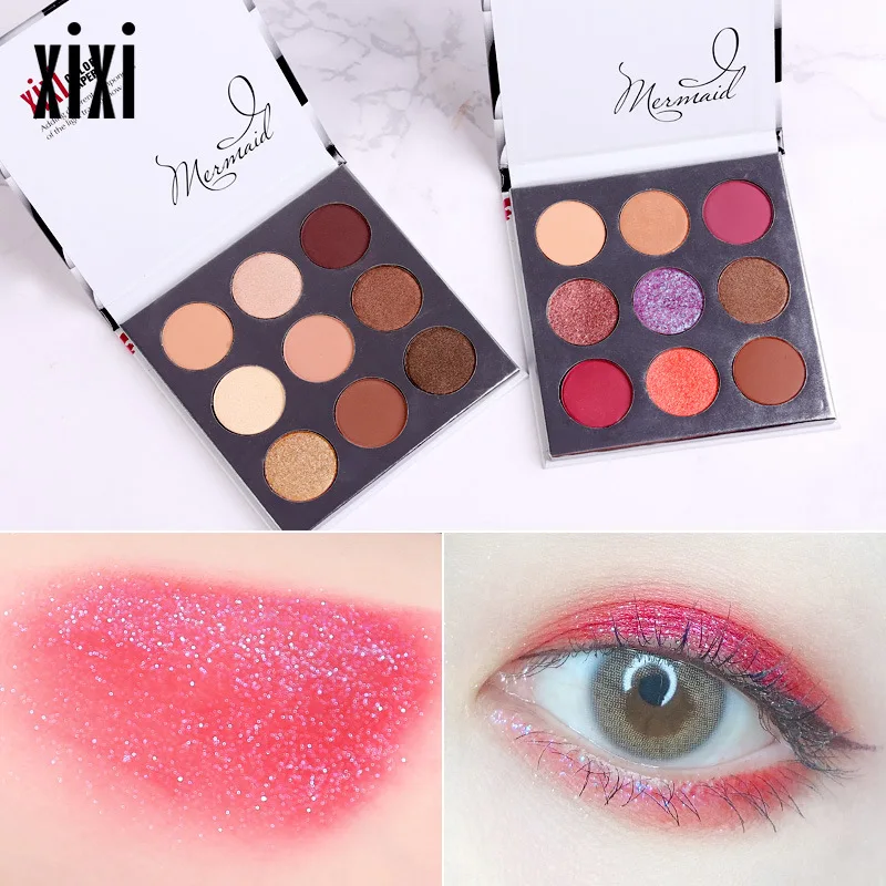 

XIXI Chameleon Eyeshadow Nude Eye Color Makeup Waterproof Mineral Powder Double Color Glitter Eyeshadow Cosmetics Pignment