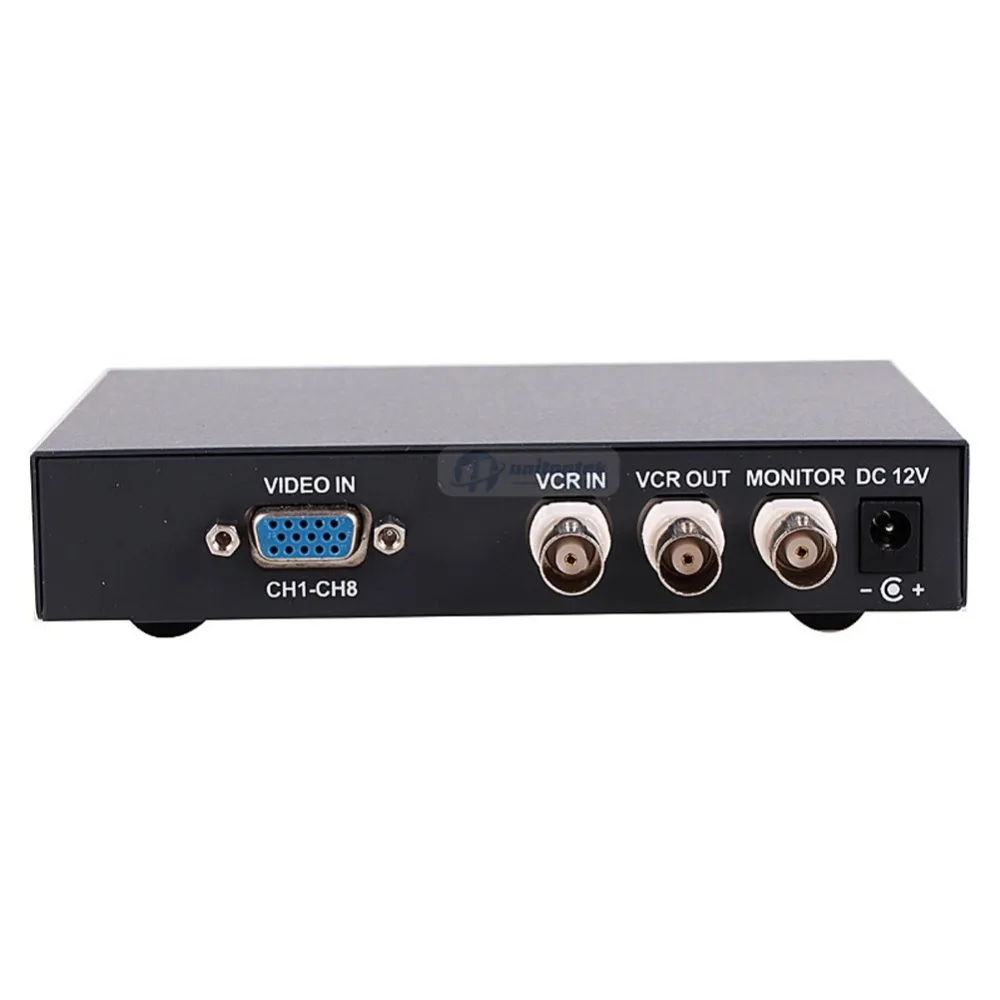 Video Wall Processor 8 Channel Digital Color Quad System Video Processor Splitter BNC Switcher For Security System